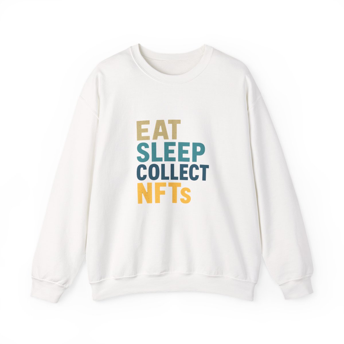 Eat Sleep Collect NFTs Blockchain Crewneck