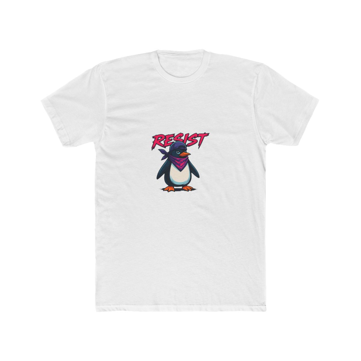 Defiant Resist Penguin Protest Activist Rebellion T-Shirt
