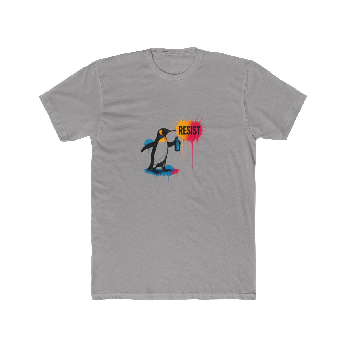 Defiant Resist Penguin Activist Protest T-Shirt