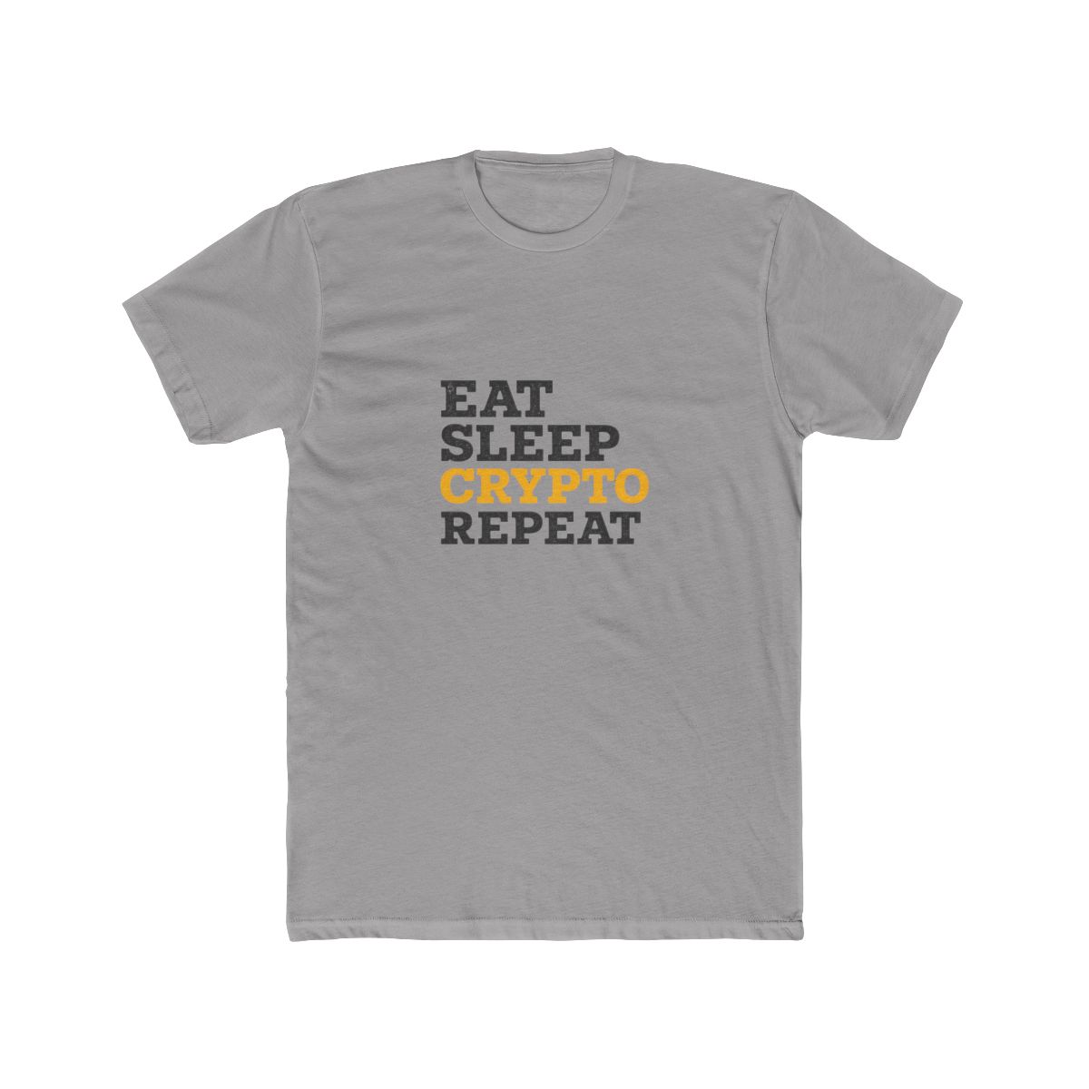 Eat Sleep Crypto Repeat Bitcoin T Shirt