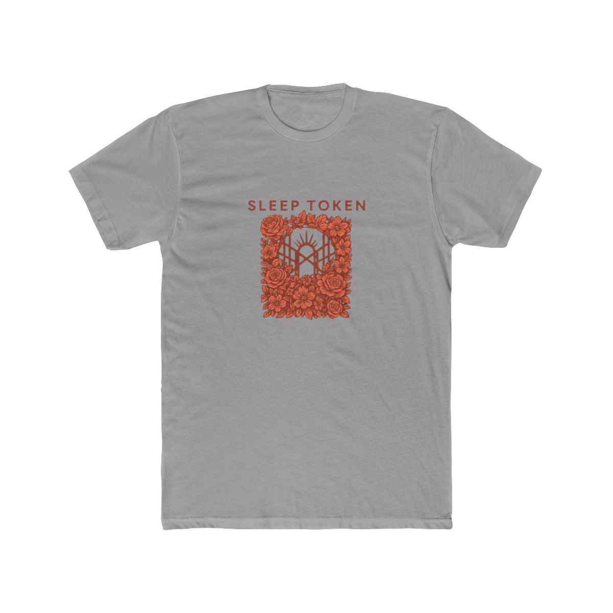 Flaming Rock Off Emblem Licensed Flame Motif Concert T-Shirt