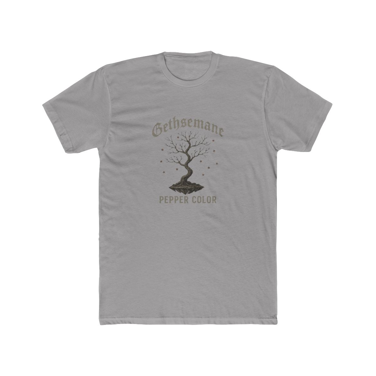 Gethsemane Ornate Blossom Tree Christian Faith Bible T-Shirt