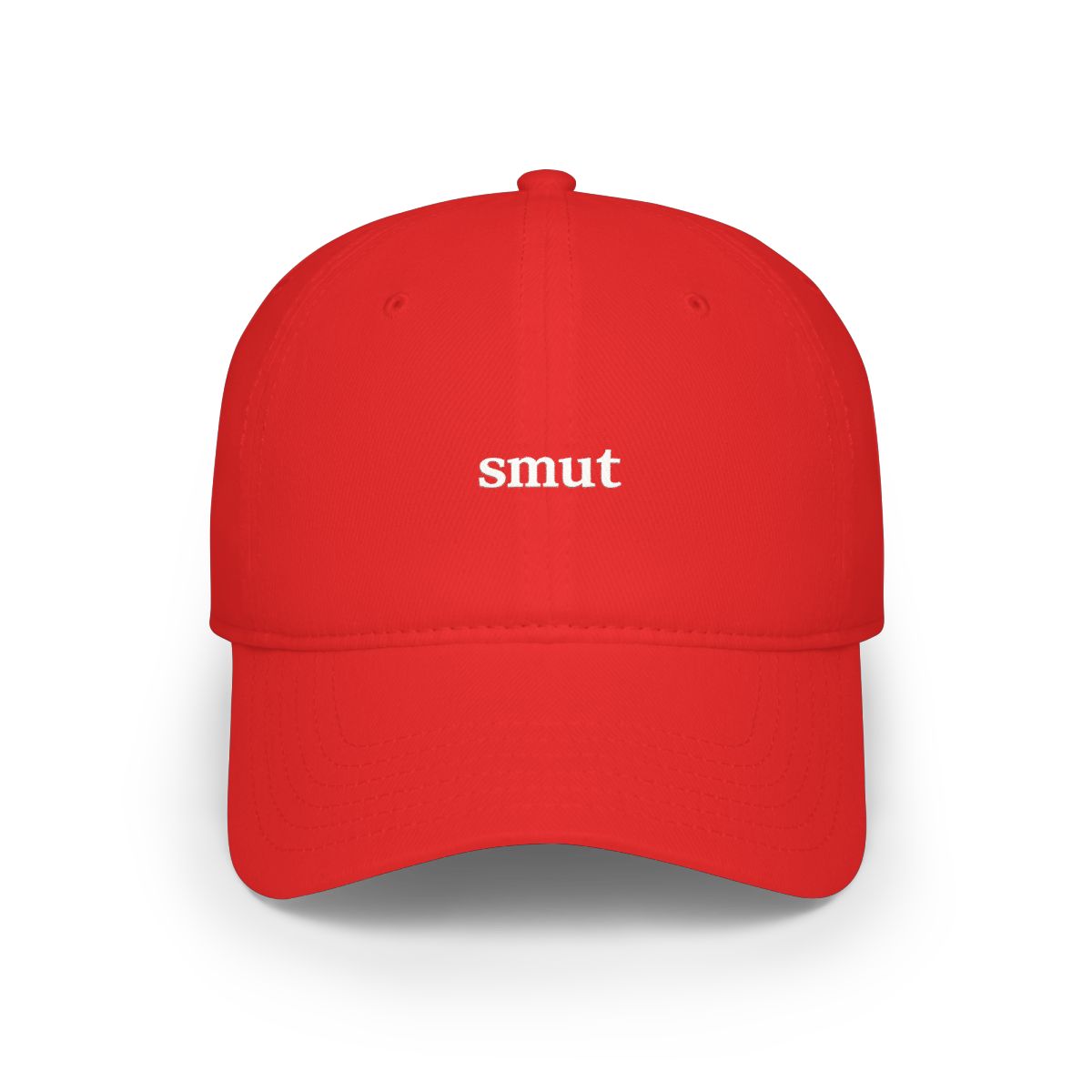 Smut Embroidered Corduroy Cap | Baseball Hat, Book Lover Gift, Cheeky Reader Cap