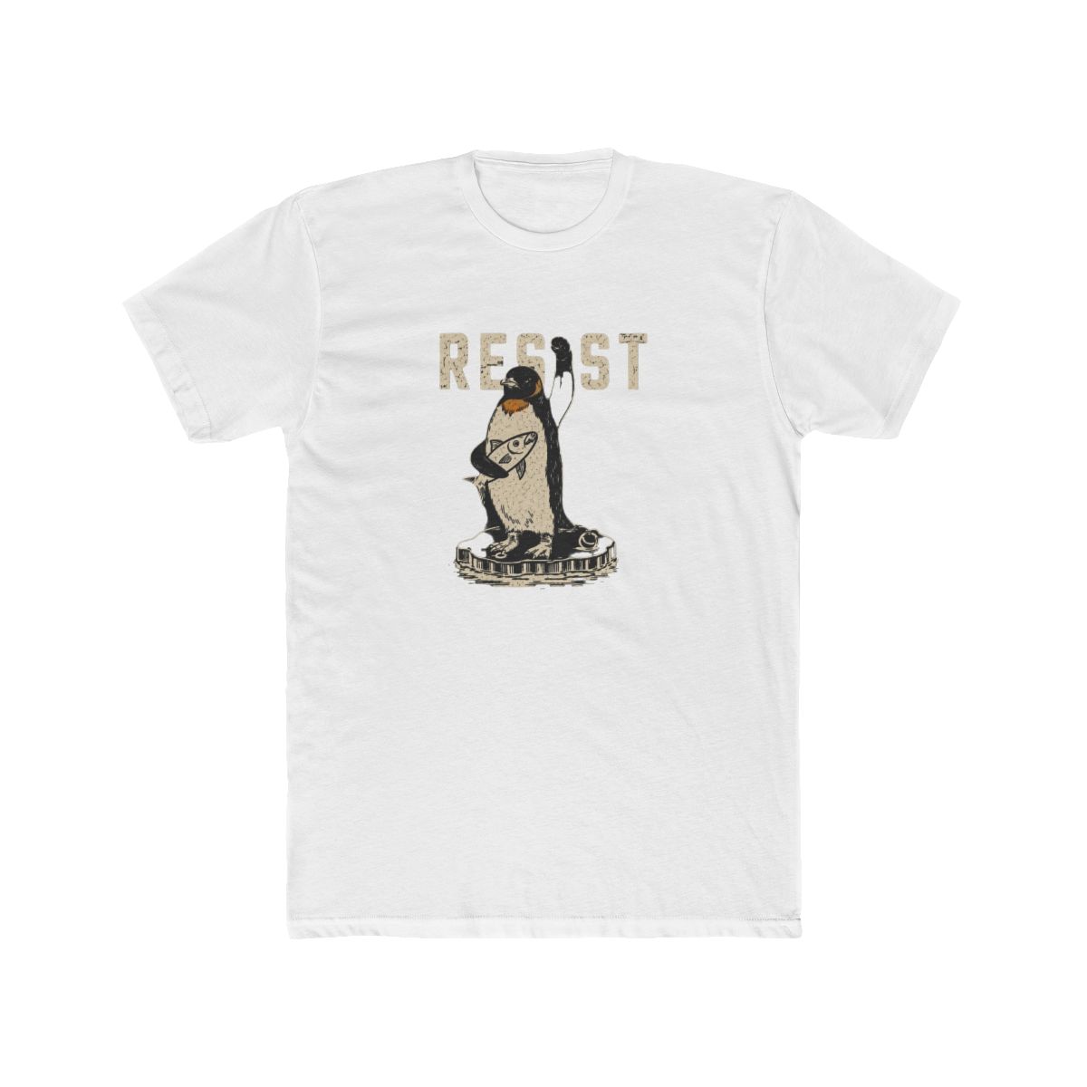 Resist Penguin Rebellion Graphic T Shirt