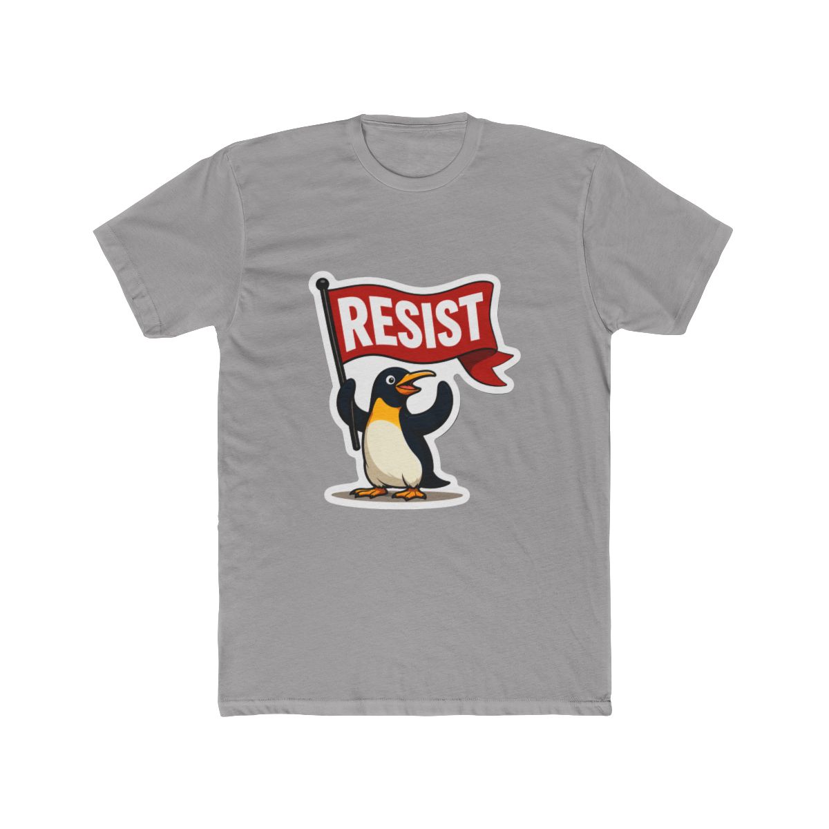 Resist Penguin Sassy Activist T Shirt - Cheeky Wildlife Gift