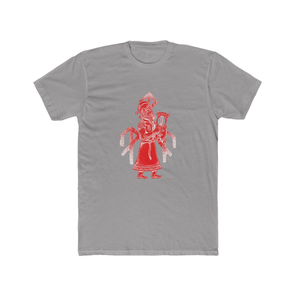 Wardruna - Skald Ltd. Transparent Red & Black Smoke - Colored 2 Vinyl T-Shirt