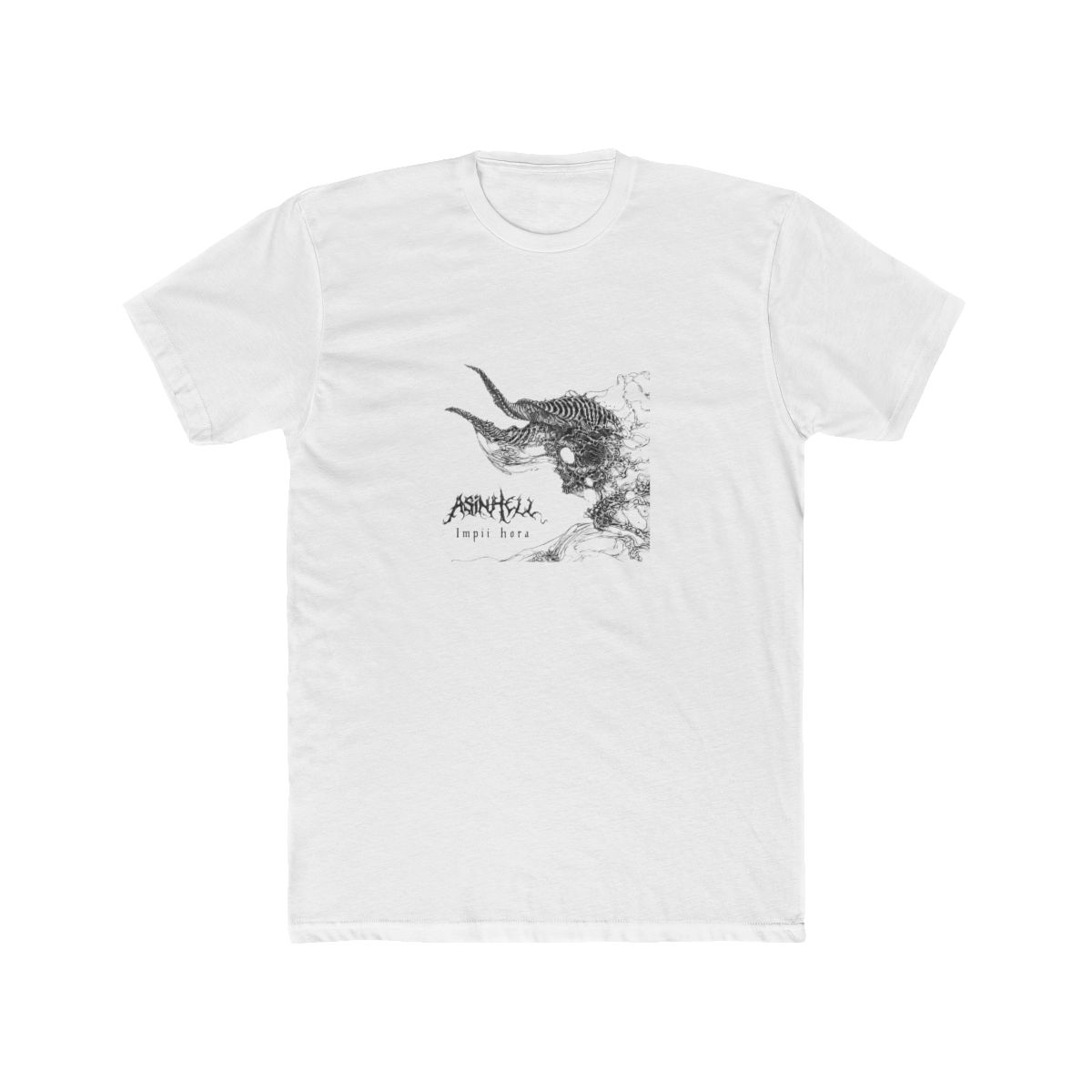 Asinhell - Impii Hora Crimson Red - Colored Vinyl T-Shirt