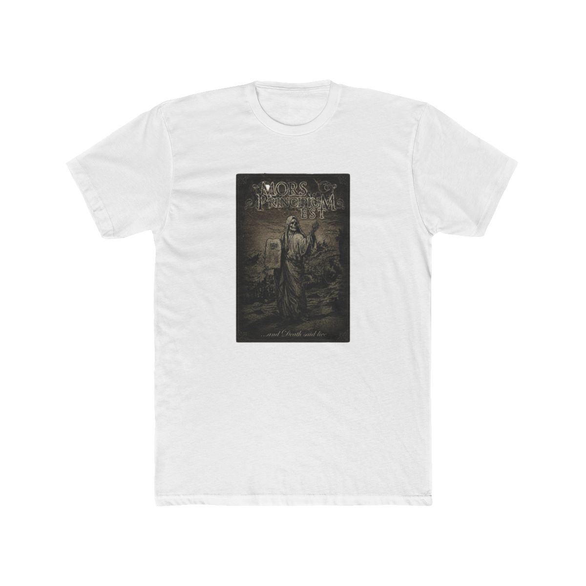 Mors Principium Est - And Death Said Live - CD T-Shirt