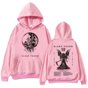 Sleep-Token Pink Hoodie