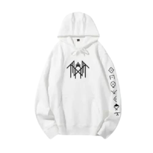 Sleep Token Trident Hoodie - Emblem White